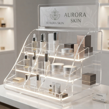 countertop-acrylic-display-stand-for-skincare